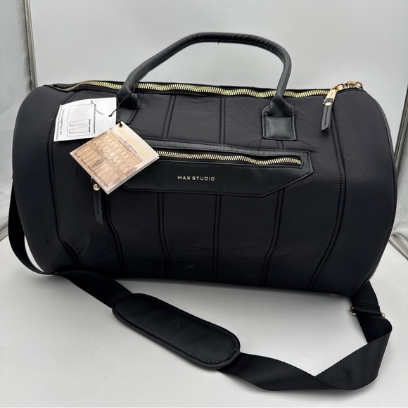 Max Studio Handbags - Max Studio Black Men's Duffel Bag